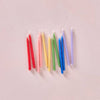 Rainbow Beeswax Birthday Candles