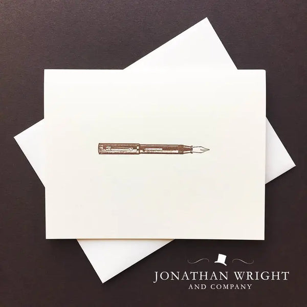 Fountain Pen Card - Boxed Set of 6