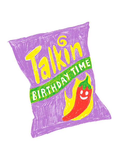 Talkis Birthday Time Risograph