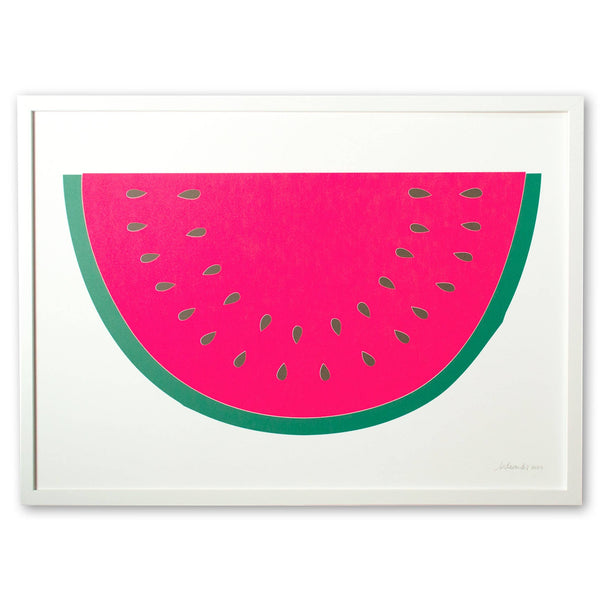 Neon Watermelon Screen Print