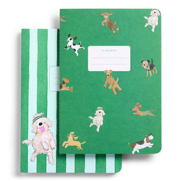 Off Leash Set of Two Stitched Notebooks