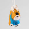 Shishi the Dog Felt Ornament