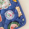 Dinner Plates Cotton Oven Mitt + Pot Holder Set
