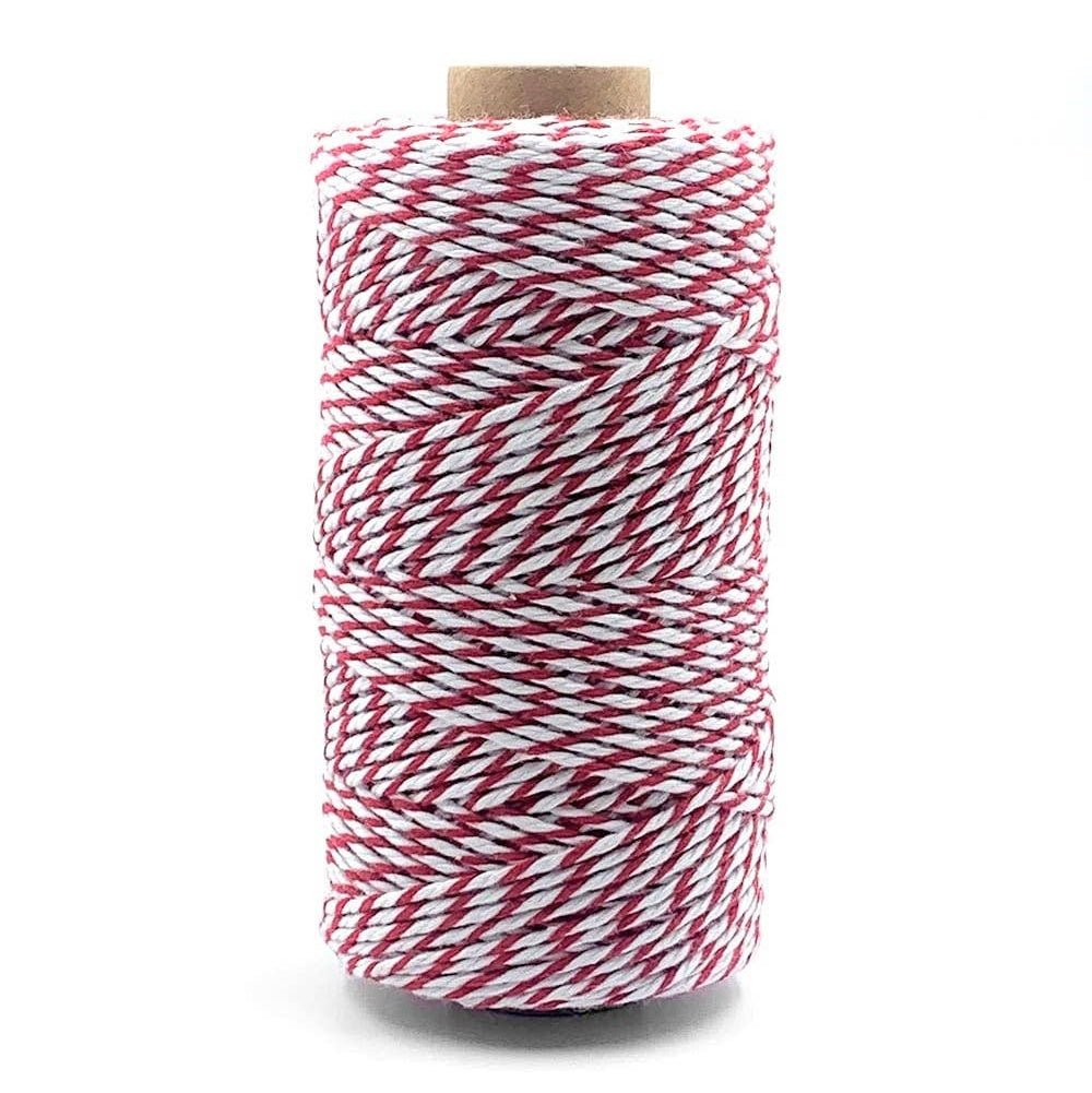 Cotton Red & White Baker's Twine