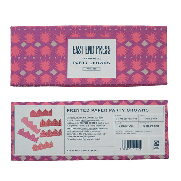 Pink Paper Crowns