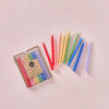 Rainbow Beeswax Birthday Candles