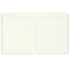 Orange Vine Stitched Monthly Planner