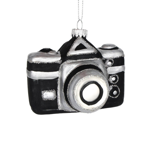 Vintage Black Camera Ornament