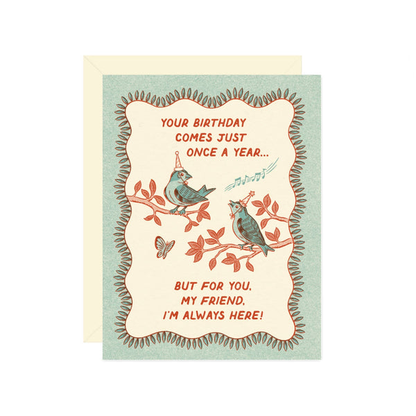 Birthday Bird Friends