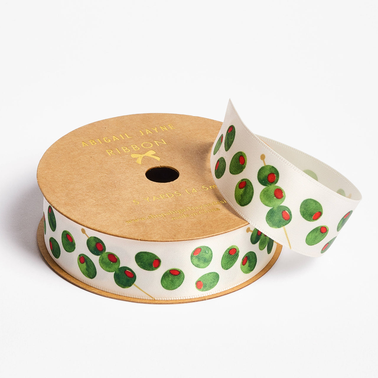 Olives Satin Ribbon