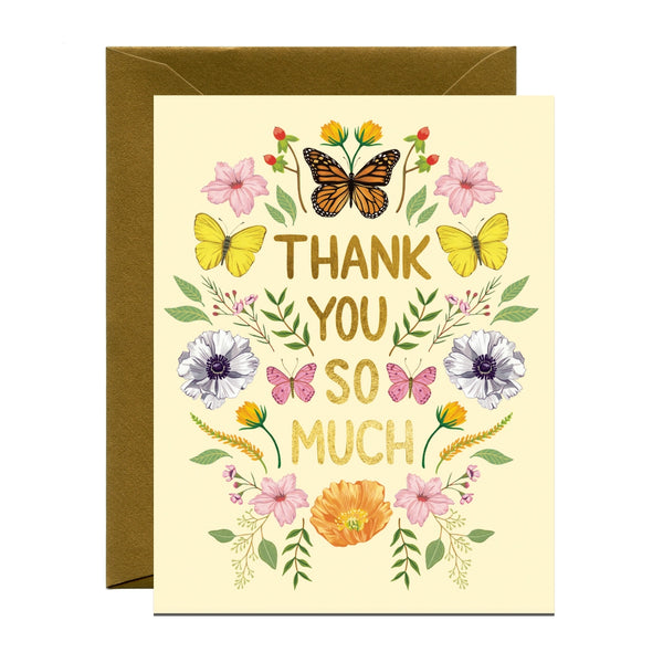 Wildflowers & Butterflies Thank You