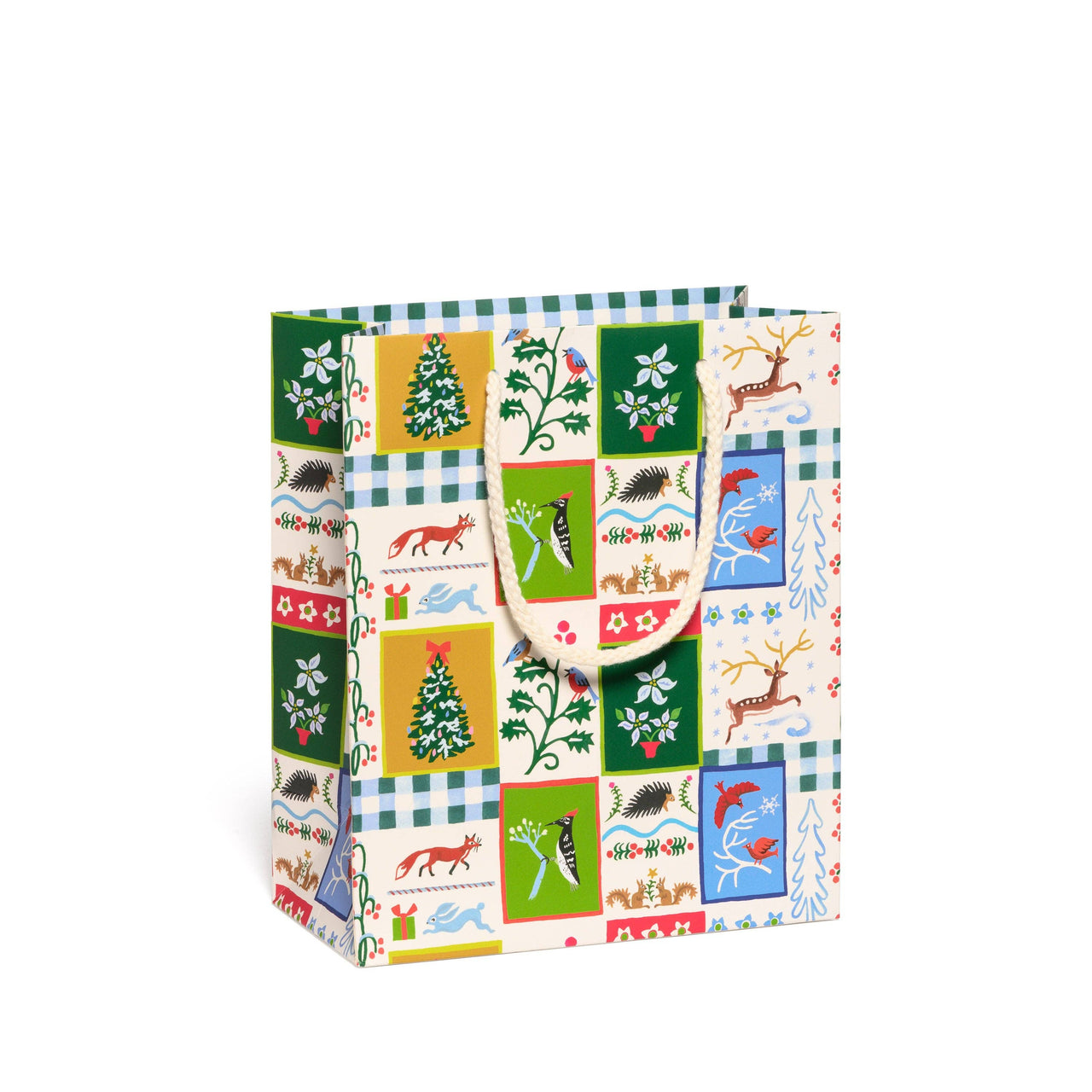 Patchwork Christmas Gift Bag