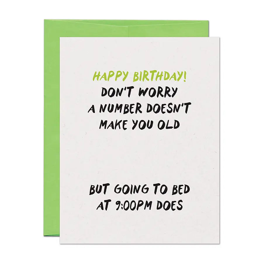 9pm Bedtime Birthday