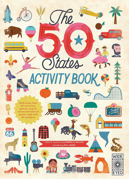 The 50 States: Activity Book: Maps of the 50 States of the USA (Volume 2)