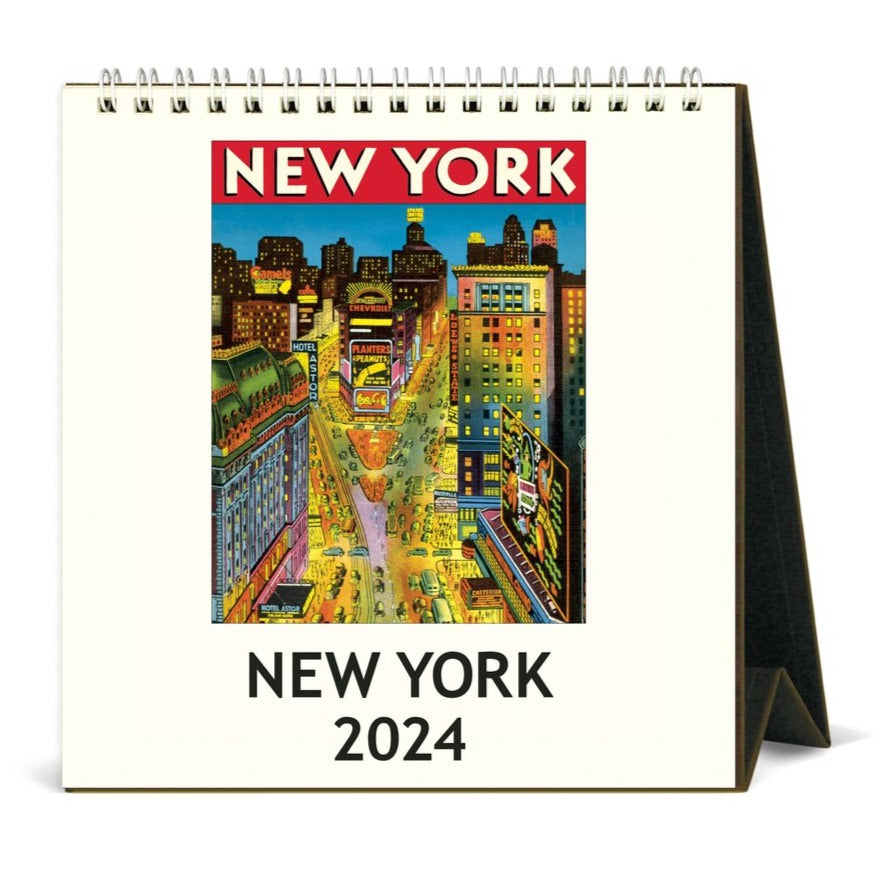 2024 New York Desk Calendar