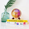 Riso Magenta & Yellow Desk Clock