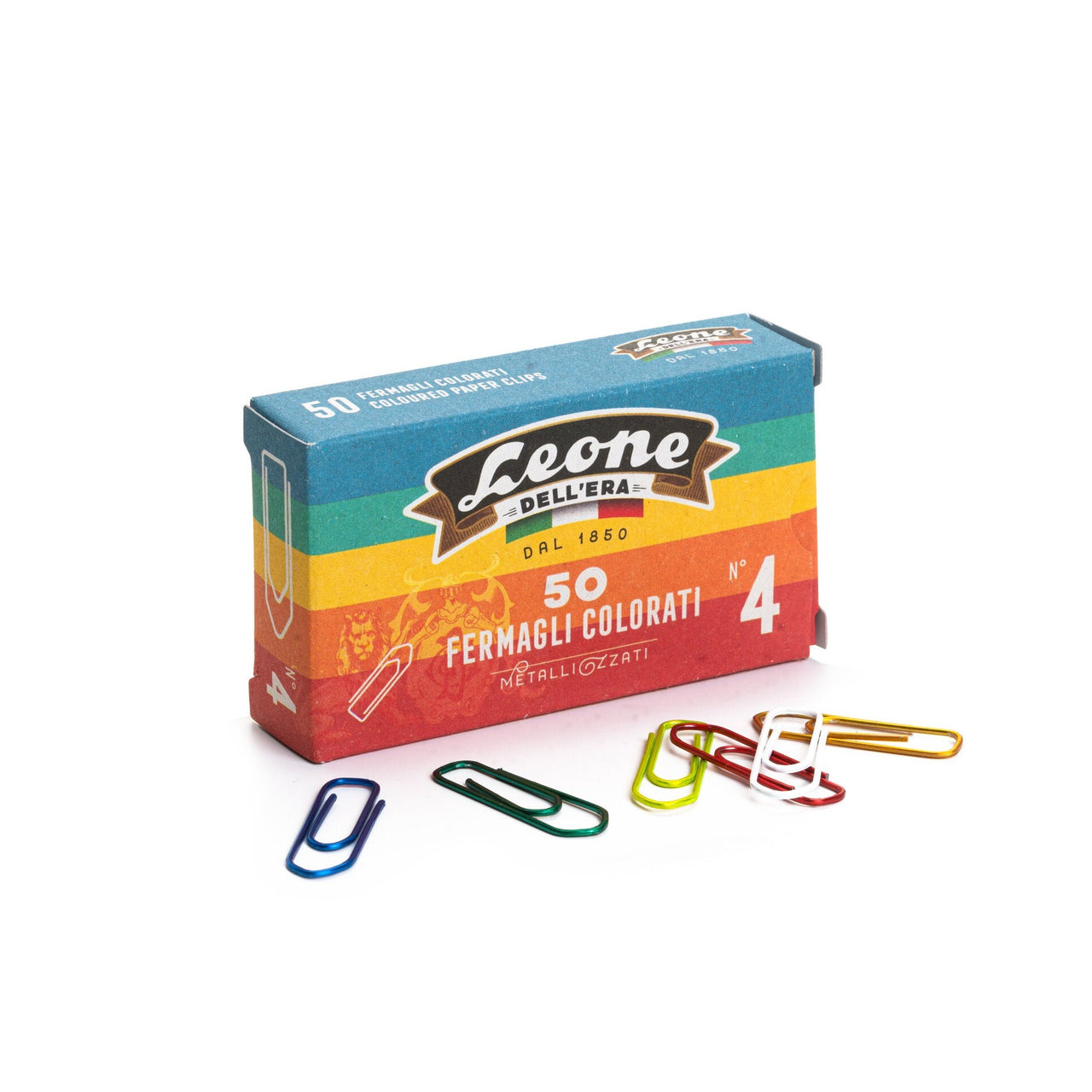 Mixed Metallic Paperclips No. 4. - 50 count