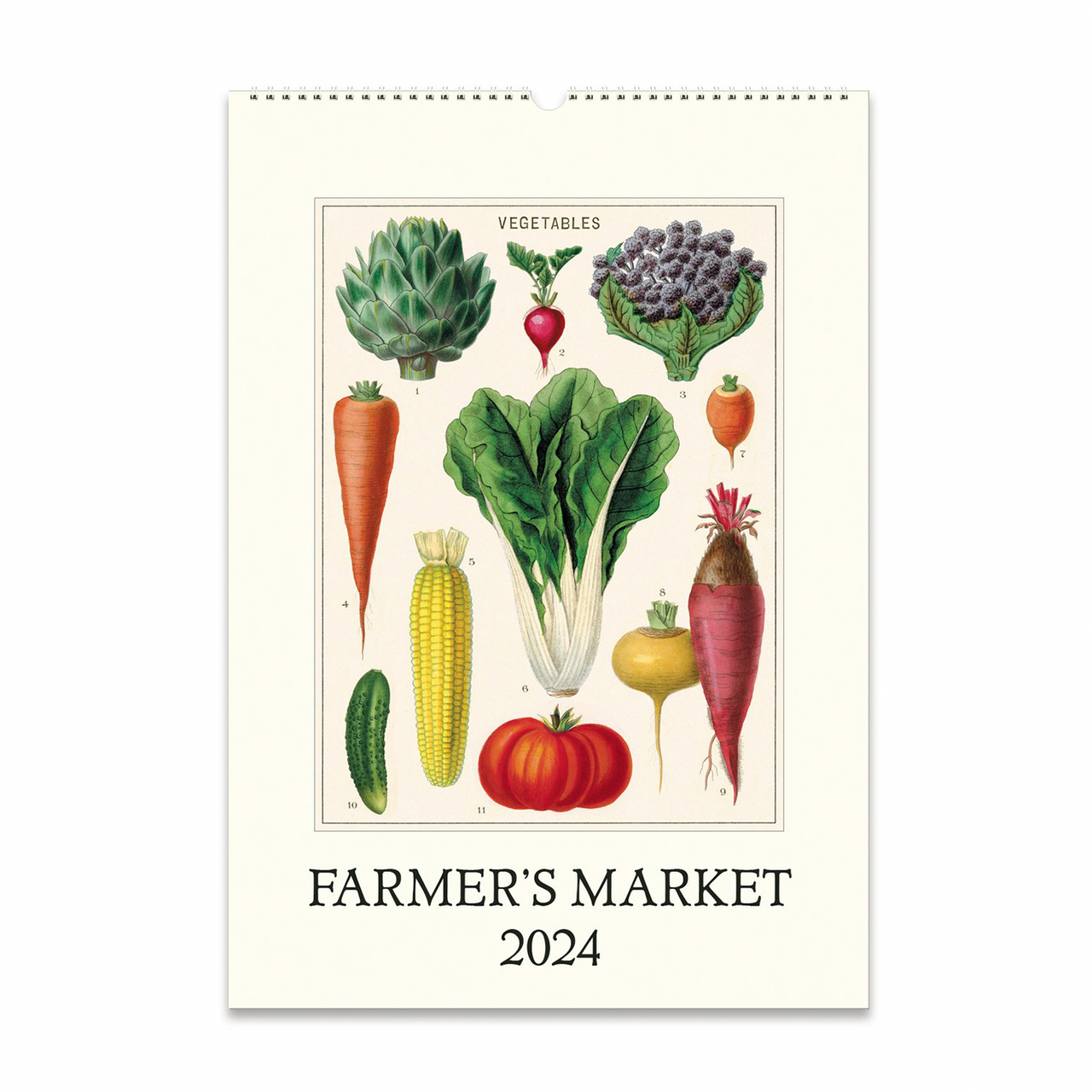 2024 Farmer's Market Wall Calendar