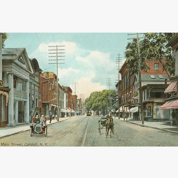 NS-294 Main Street, Catskill, New York Postcard