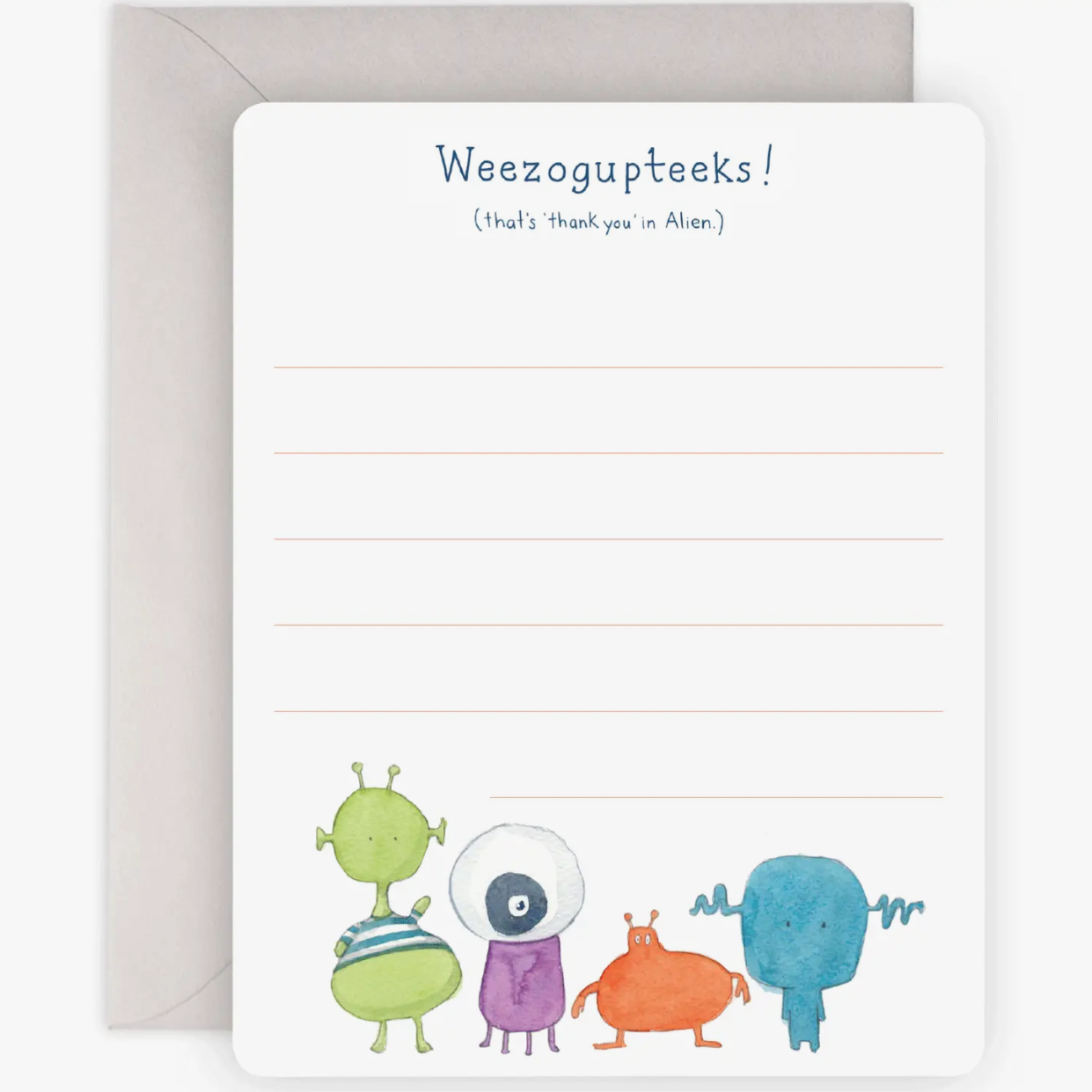 Weezogupteeks Kids Stationery Notes