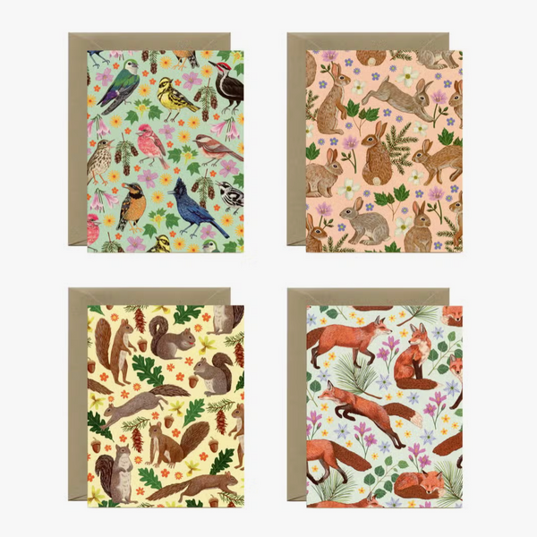 Forest Animals Everyday Stationery Cards