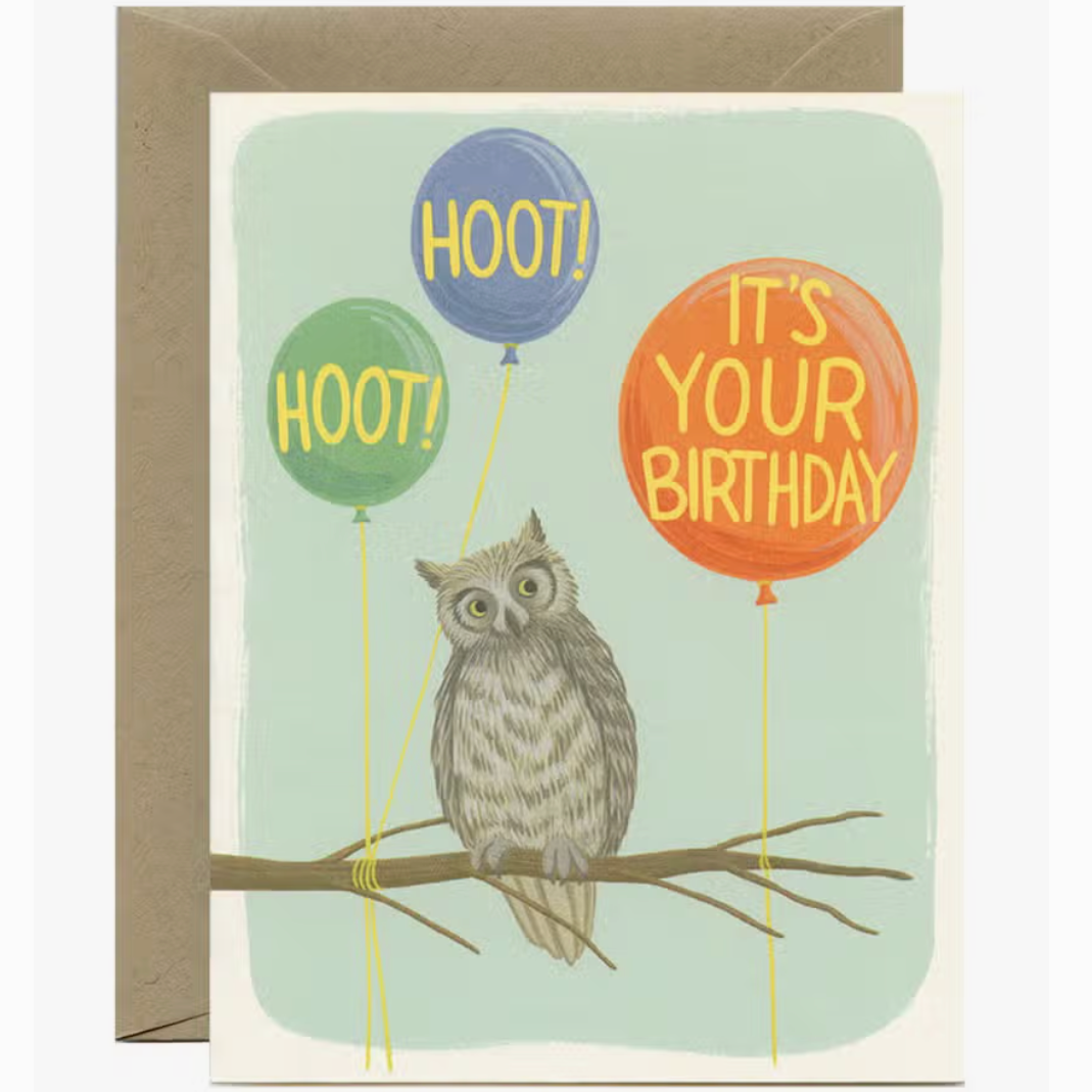 Hoot Hoot Owl & Balloons