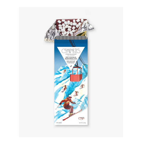 Hot Cocoa and Marshmallow Dark Chocolate Bar
