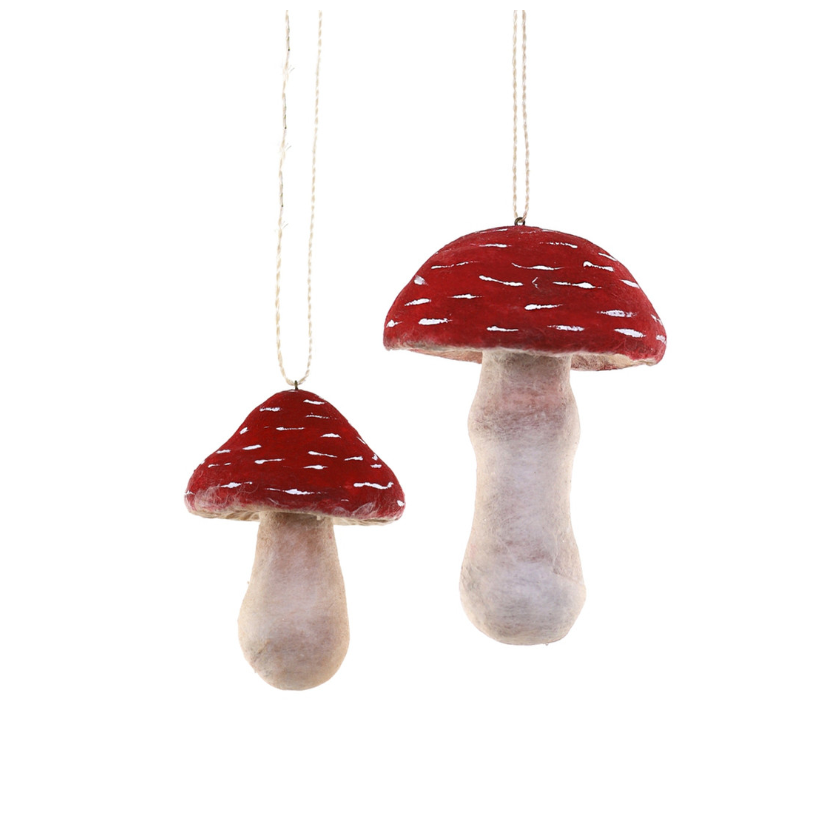 Resin Mushroom Ornament