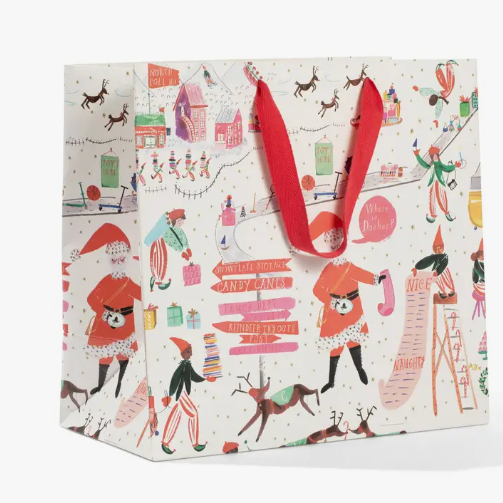 North Pole Headquarters Gift Bag