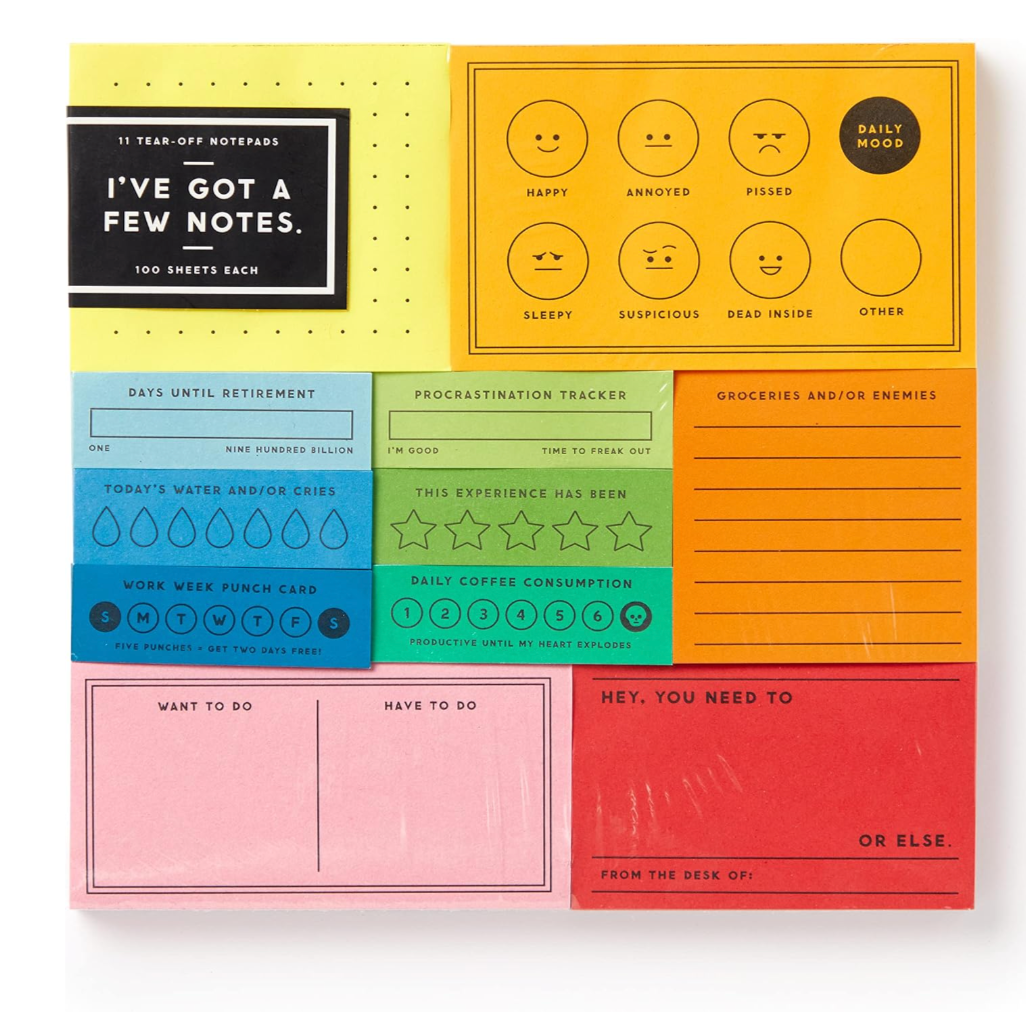 I've Got a Few Notes Tear-Off Notepad Set