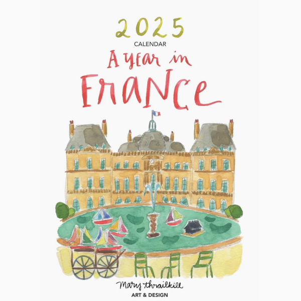 2025 A Year in France Calendar