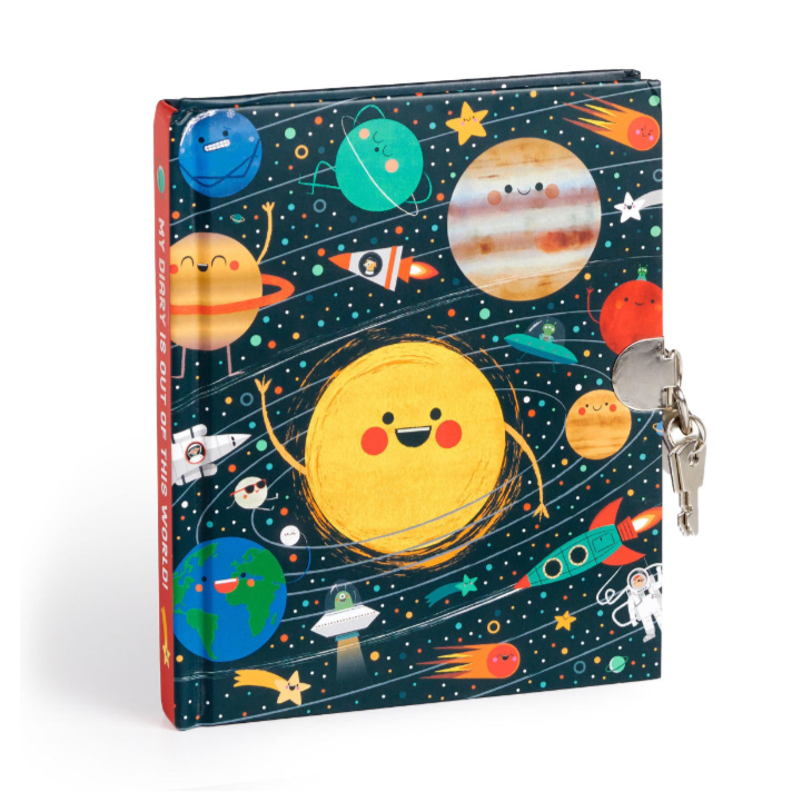 Solar System Locked Diary