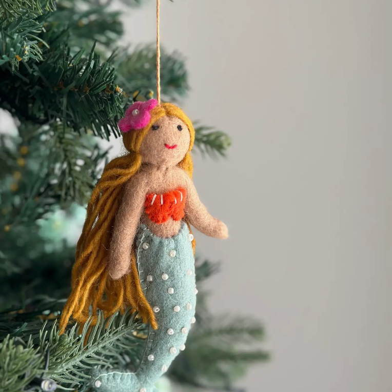 Felt Mermaid Ornament