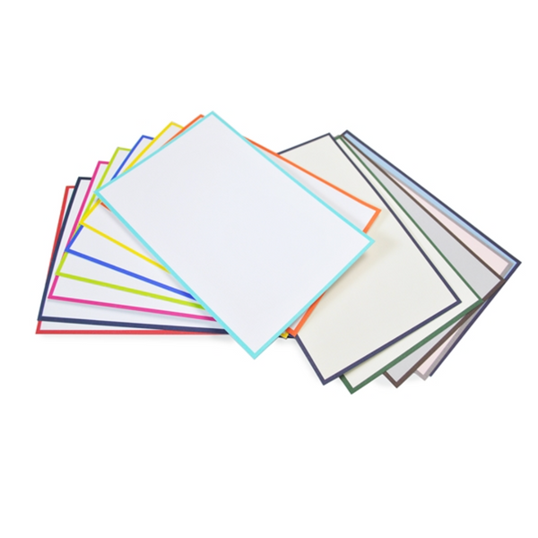 Bi-Color Note Card Box