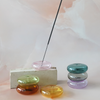 Glass Bubble Incense Holder