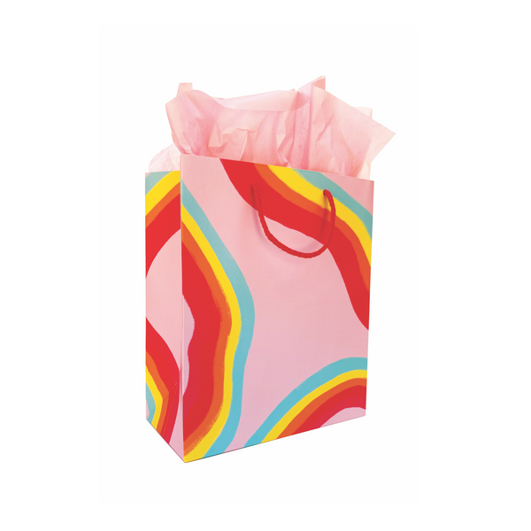 Rainbow Ribbon Gift Bag