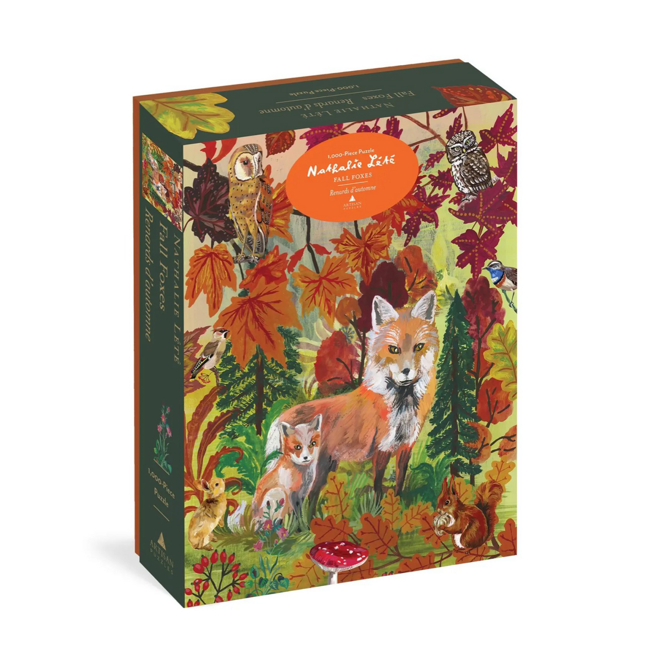 Nathalie Lété Fall Foxes 1,000-Piece Puzzle