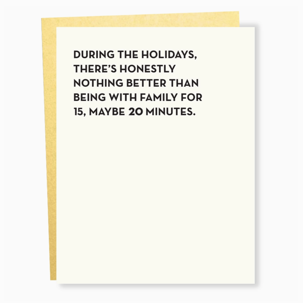 Twenty Minutes Holiday