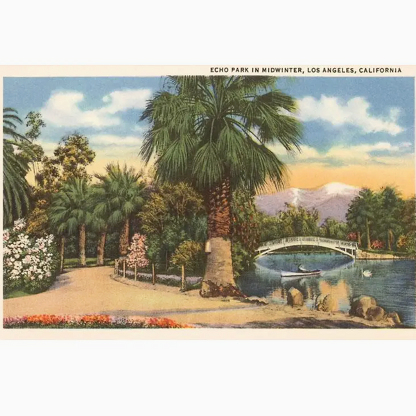 LA-11 Echo Park Postcard