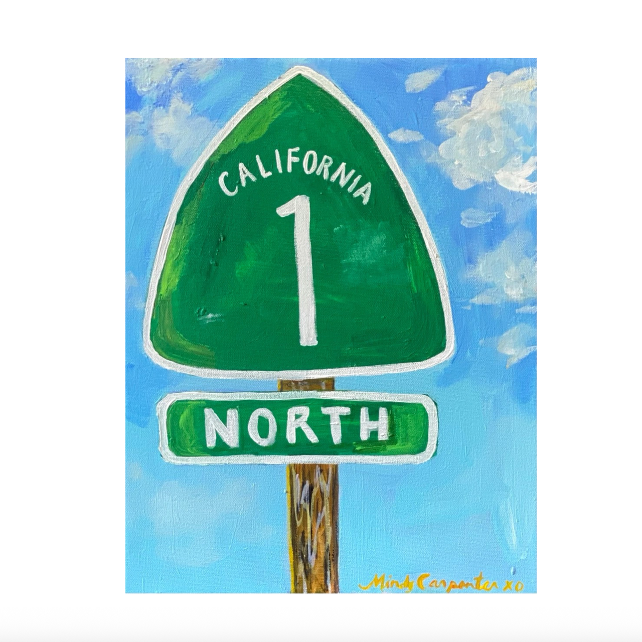 Highway One Postcard