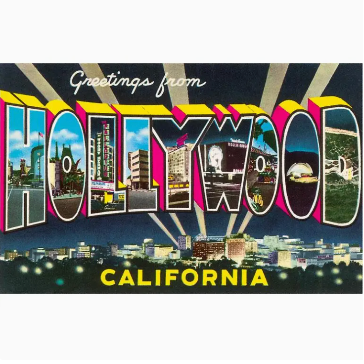 Magnet LA-499 Greetings from Hollywood