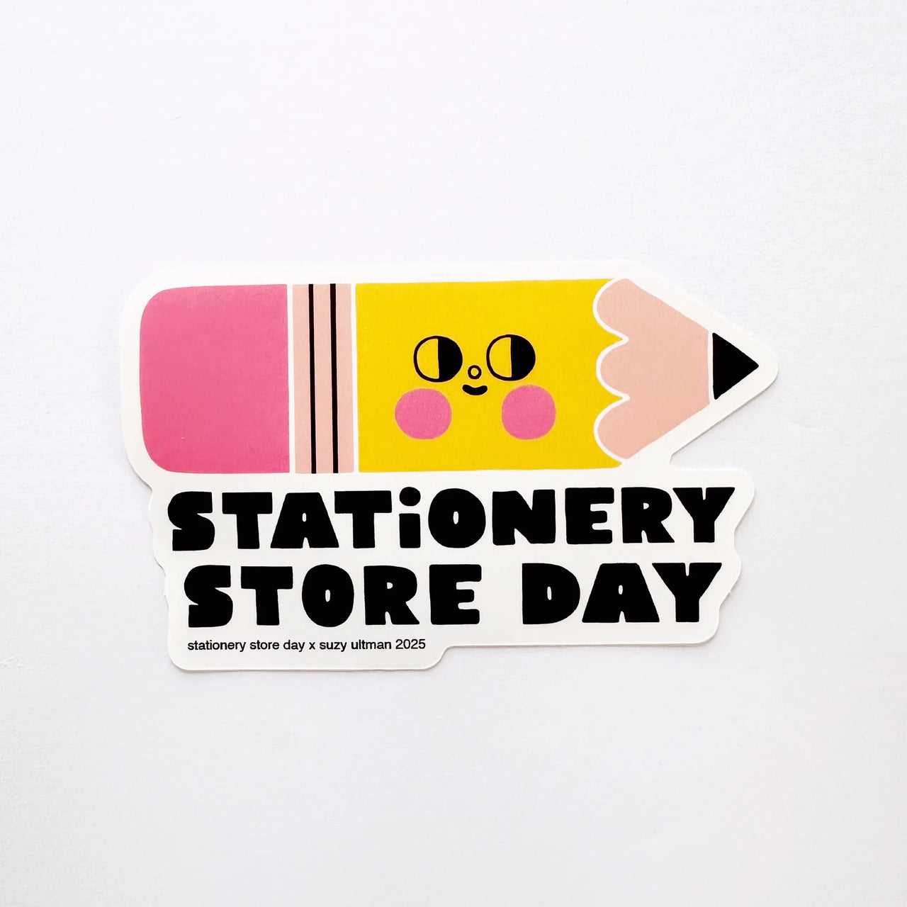 Pencil Guy 2025 Vinyl Sticker Stationery Store Day