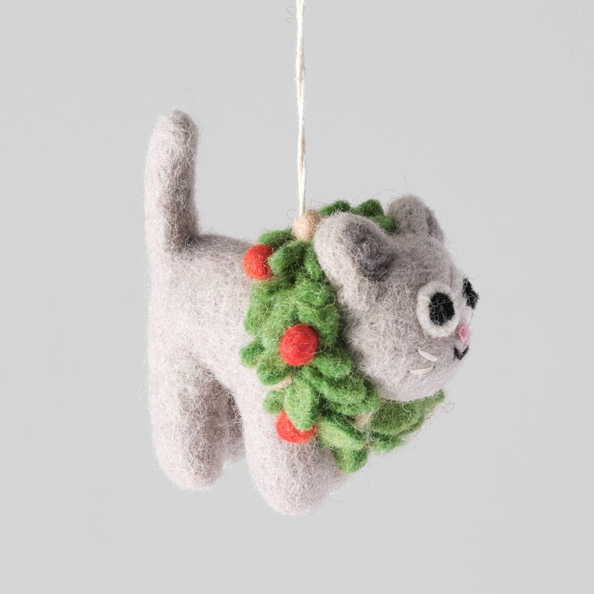 Ernest the Cat Felt Ornament