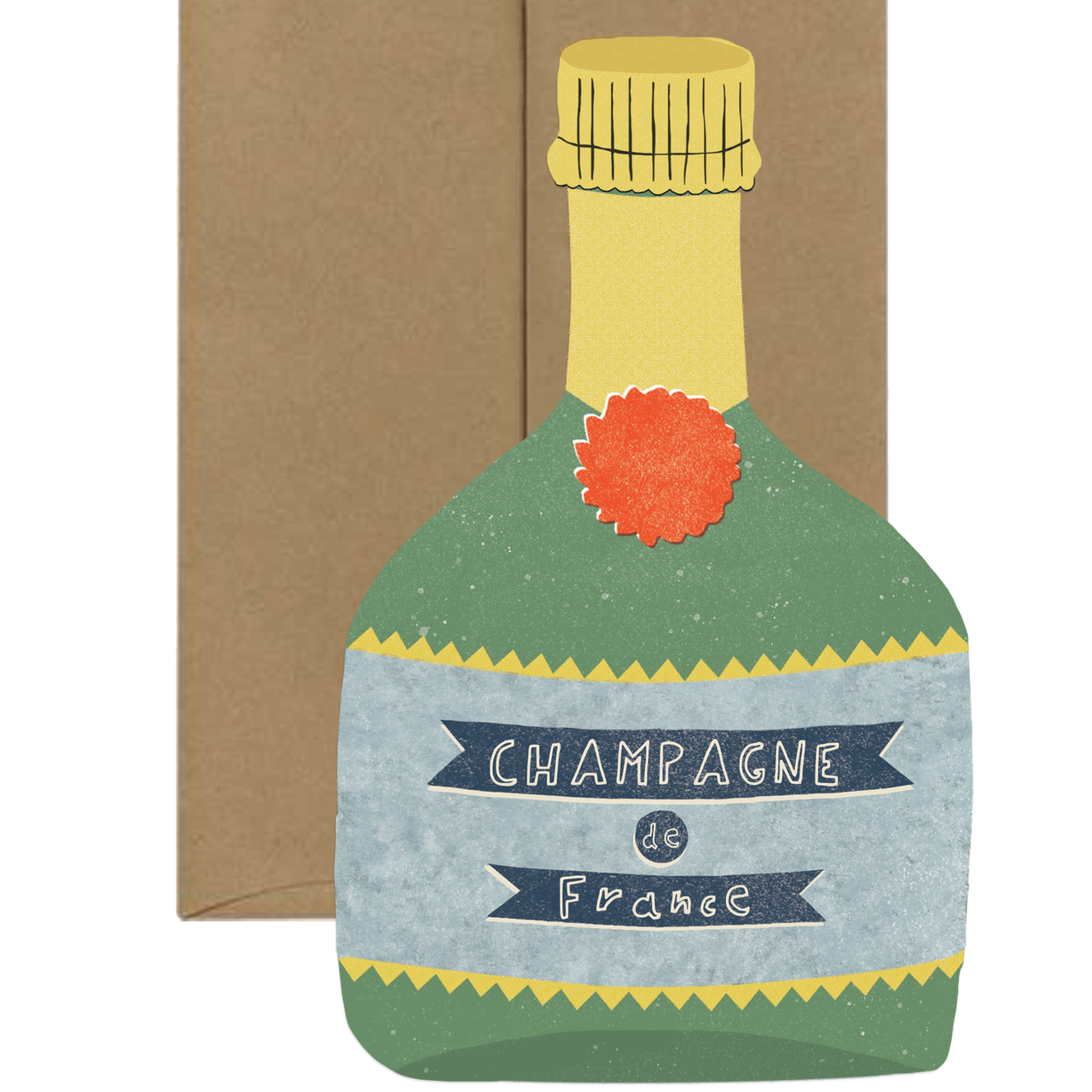 Champagne Die Cut