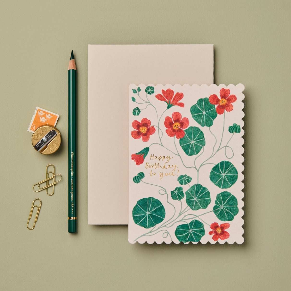 Nasturtium Happy Birthday