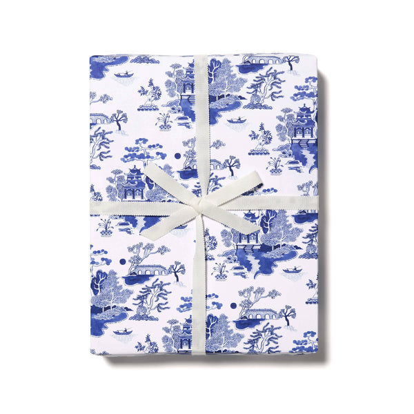 Blue Chinoiserie Wrap Sheet