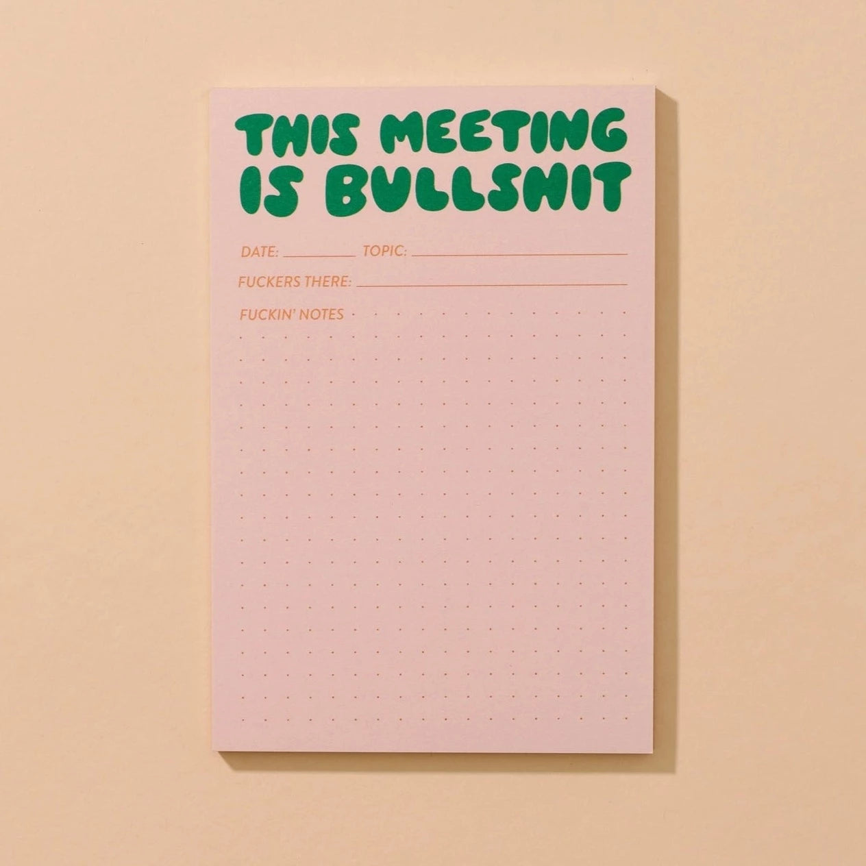 This Meeting Is Bullshit Notepad