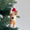 Felt Corgi Ornament