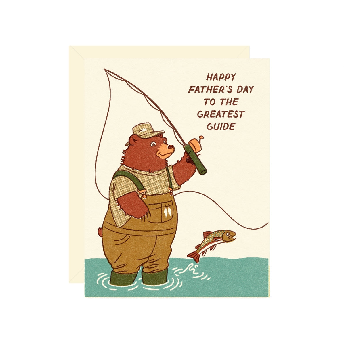 Fly Fishing Bear Father's Day