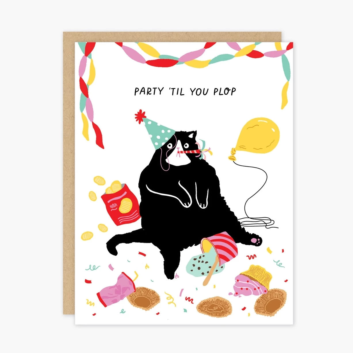 Birthday Cat Party 'Til You Plop